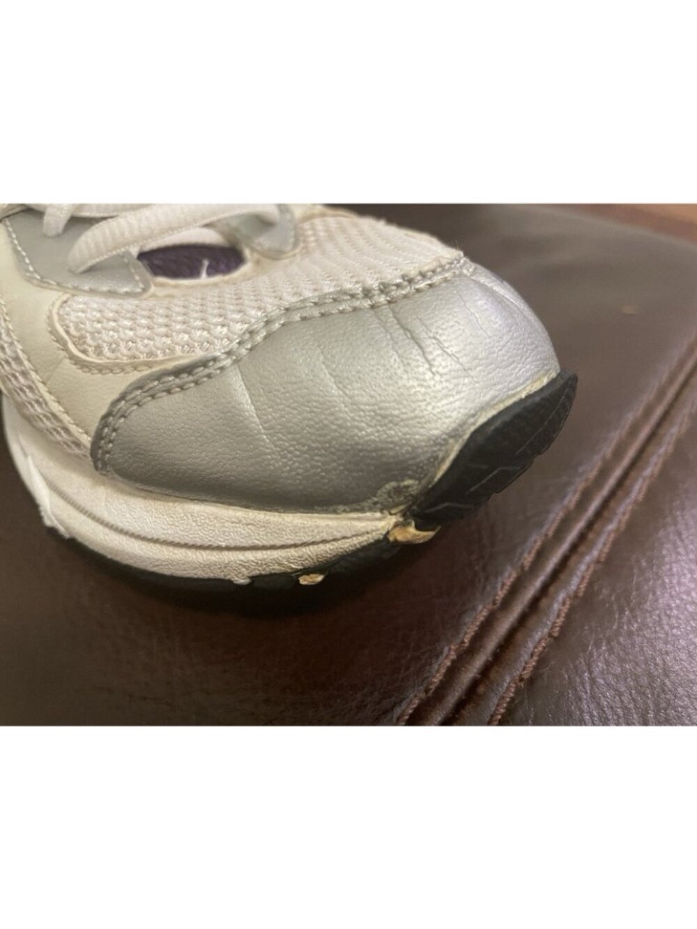 ASICS Womens Running Shoes Size 9 White Gray Purple - Picture 11 of 16